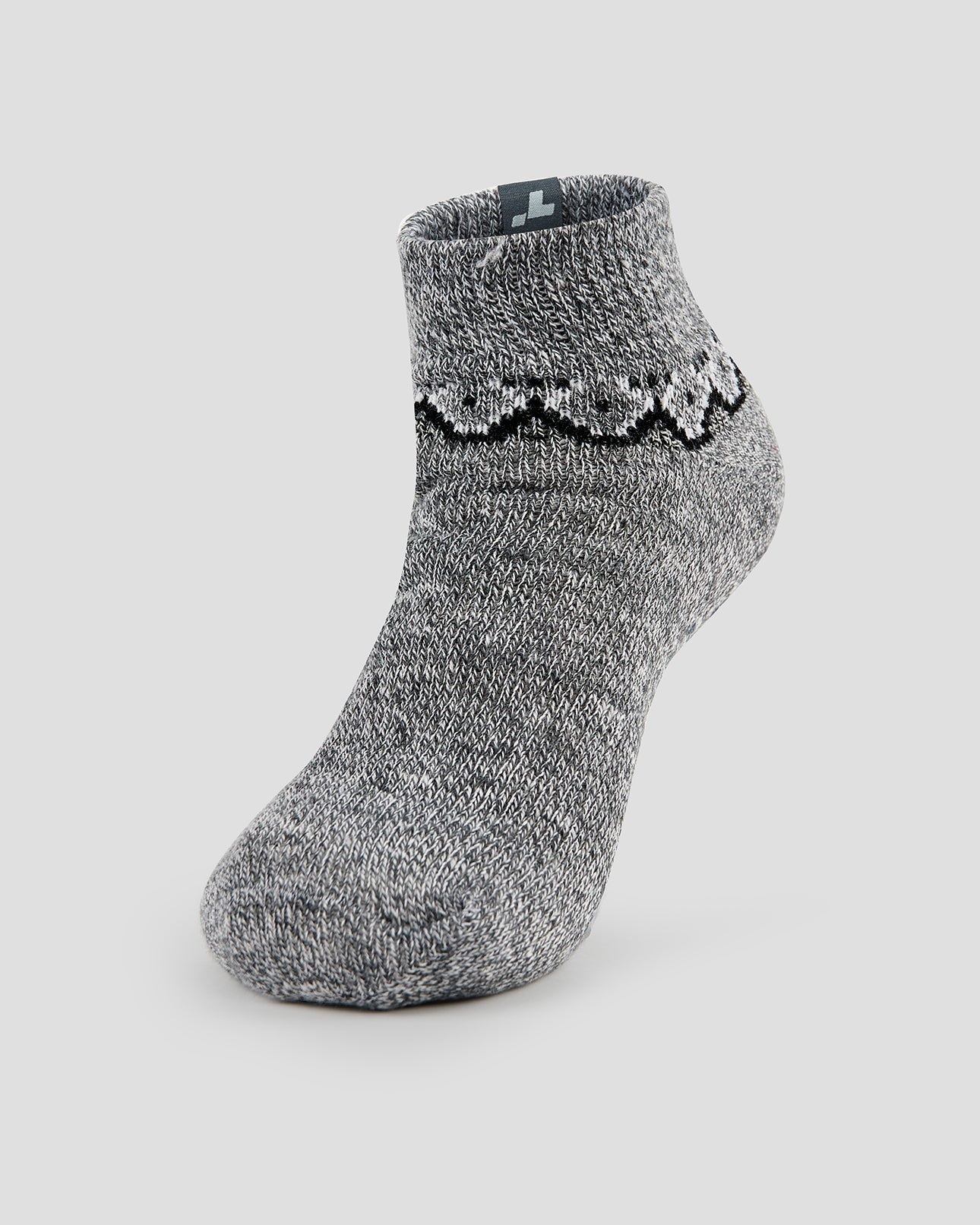 Charcoal Grey Fluffy Slipper Socks