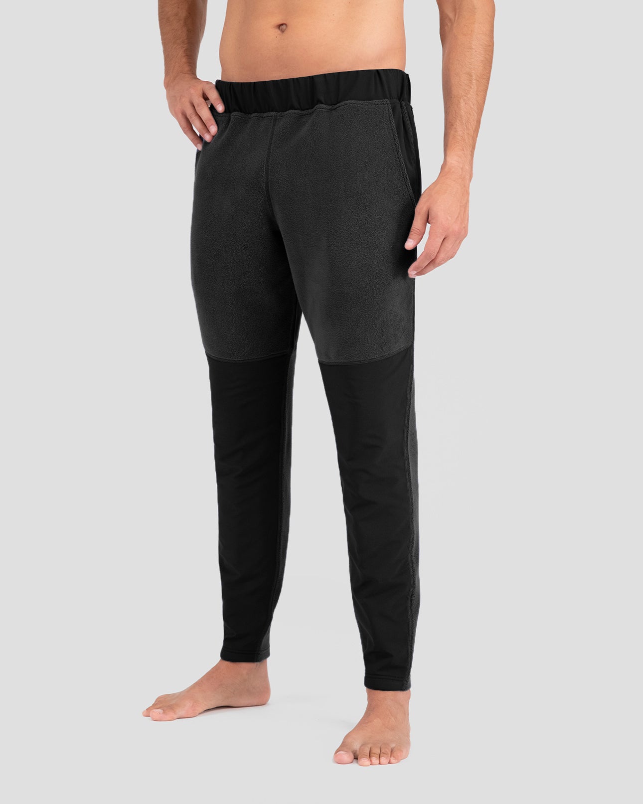 Men's C-Suite Mammoth Sherpa Fleece Mid-Layer Pants - Black / S